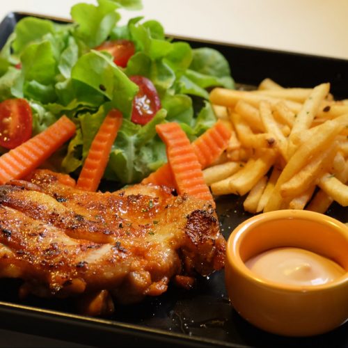 สเต๊กไก่สไปซี่